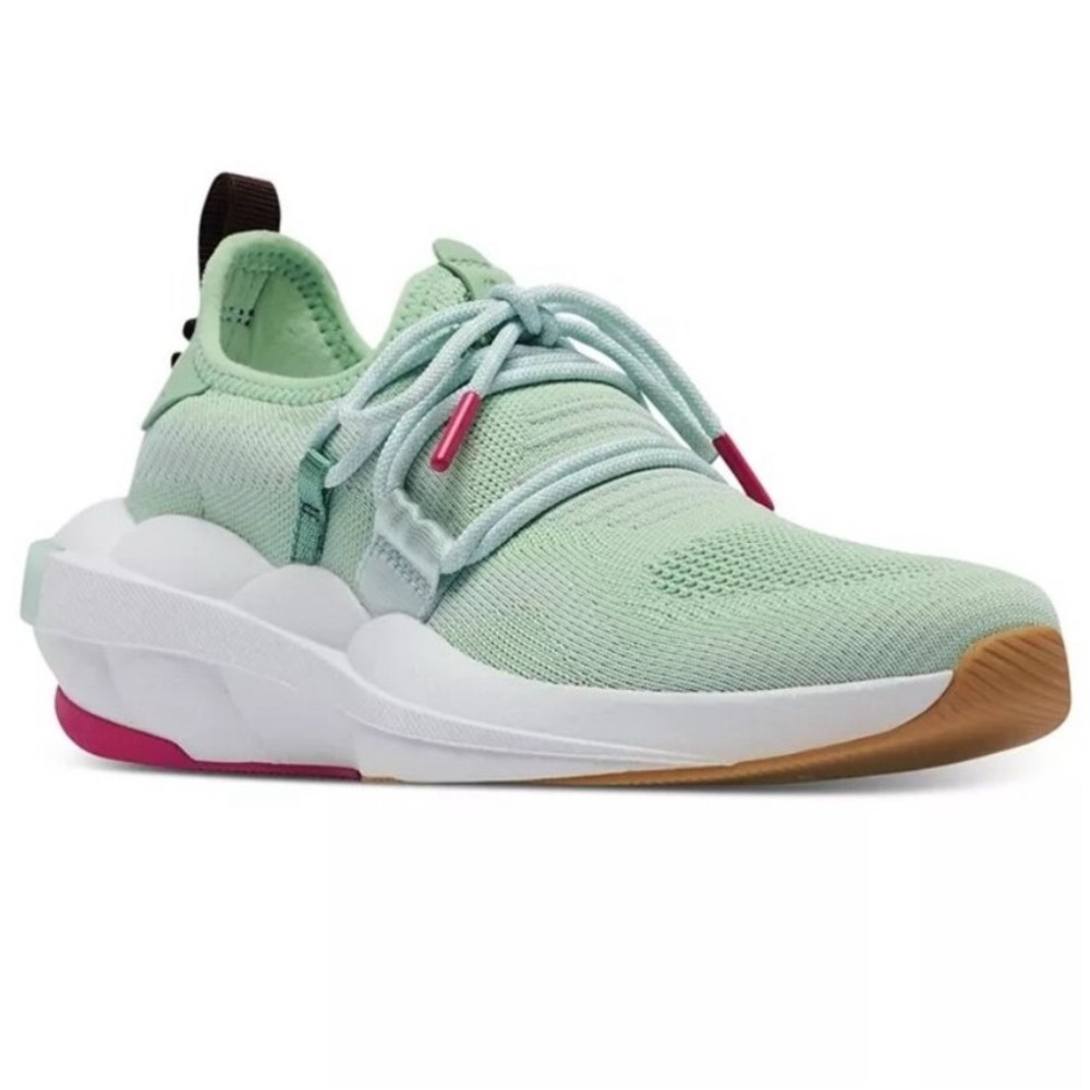 Sorel Women's Sneakers in Mint and Pink